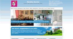 Desktop Screenshot of maralina-service.com