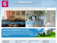 Tablet Screenshot of maralina-service.com
